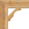 Ekena Millwork Balboa Block Rough Sawn Bracket, Western Red Cedar, 6"W x 22"D x 22"H BKT06X22X22BOA05RWR - alternate 4